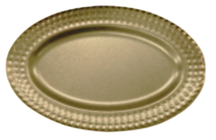 oval plate(Vintage gold)