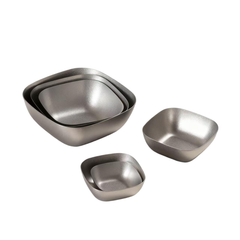 Square salad bowl