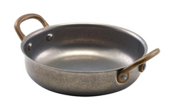SS serving plate with handles