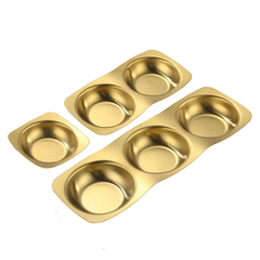 SS dish 3 compartments