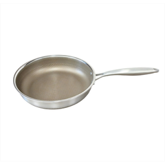 FRYING PAN DOUBLE SIDES NON-STICK PATTERN Titanium Coating(Inner diameter)