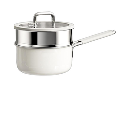 SAUCEPAN WITH STEAMER WITH LID