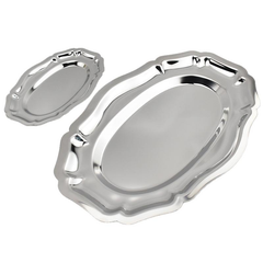 SS  oval tray(Vintage gold)