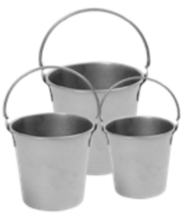 Ice/Food Basket Vintage Silver