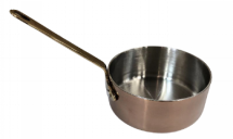 Tri-ply SS sauce cup with handle golden handle 做旧铜色/亮光铜色