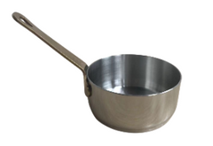 Seasoning Dish  SS304 mirror silver with golden handle(welding)